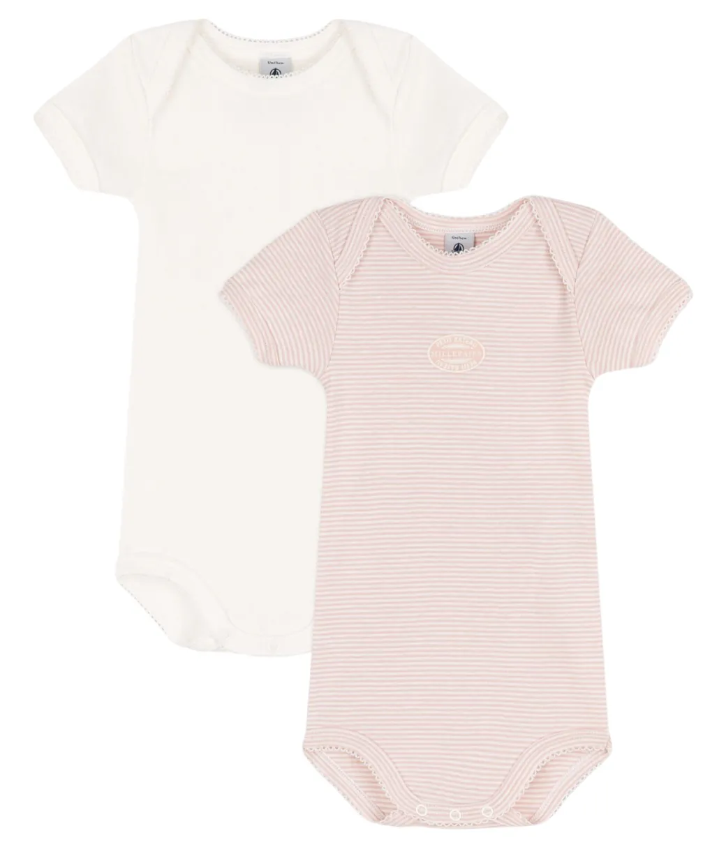 Onesie Set in Pink and White