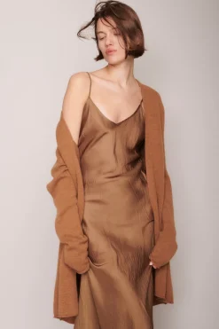 Open Cardigan in Vicuna