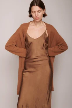 Open Cardigan in Vicuna