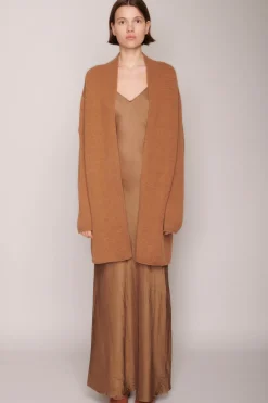 Open Cardigan in Vicuna