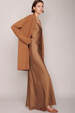 Open Cardigan in Vicuna