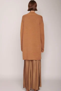 Open Cardigan in Vicuna
