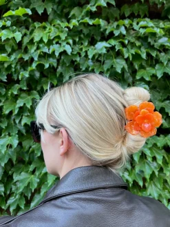 Origami Marigold Claw Clip