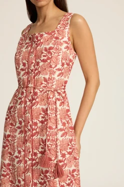 Paloma Maxi Dress in Albenya Dahlia