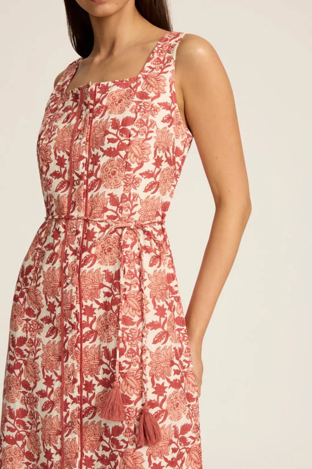 Paloma Maxi Dress in Albenya Dahlia