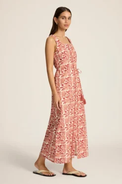 Paloma Maxi Dress in Albenya Dahlia