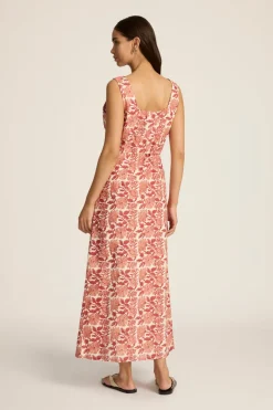 Paloma Maxi Dress in Albenya Dahlia