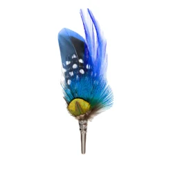 Pencil Brooch in Royal Blues