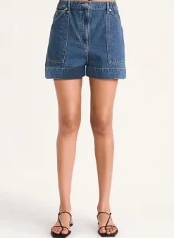 Pollock Blue Shorts in Denim