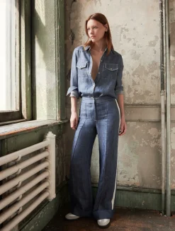 Ranchers Daughter Shirt in Hemp Denim