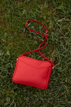 Rome Crossbody Bag in Red