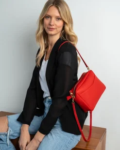 Rome Crossbody Bag in Red