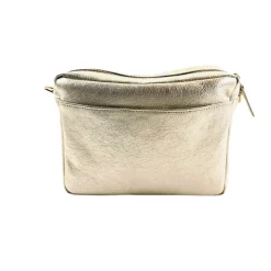 Rome Crossbody in Champagne Metallic