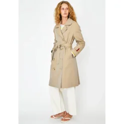 Rox Trench Coat in Khaki