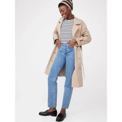 Rox Trench Coat in Khaki