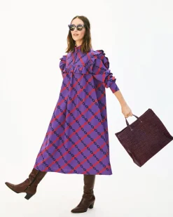 Simple Tote in Plum Rattan