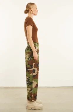 Slash Pocket Trousers in Camo