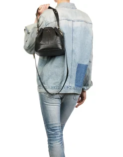 Small Ben Handbag in Bubble Noir