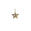 Small Moonstone Starlight Charm in Yellow Gold