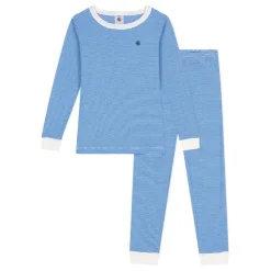 Striped PJs in Blue and White