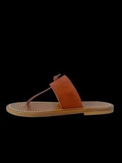 T Strap Sandal in Terracotta