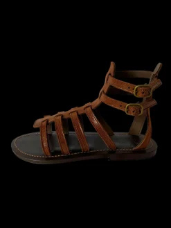 Taline Gladiator Sandal in Brown