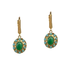 Tao Splash Earrings in Green