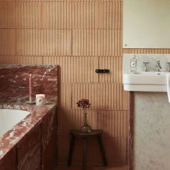 Taper Candle Set in Tomato