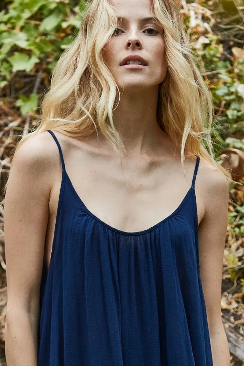 Tulum Gauze Maxi Dress in Pacific