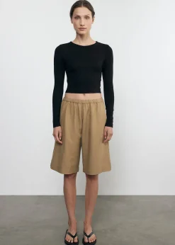 Twill Bermuda Short in Fatigue