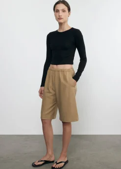 Twill Bermuda Short in Fatigue