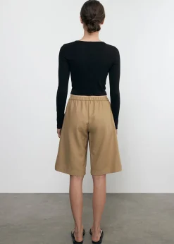 Twill Bermuda Short in Fatigue