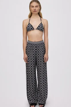 Zuna Straight Leg Pant in Black