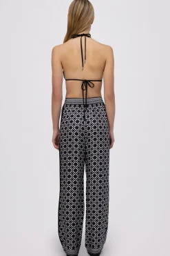 Zuna Straight Leg Pant in Black